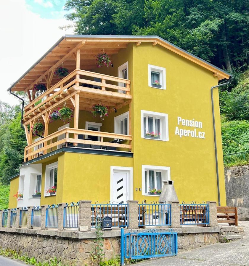 Pension Aperol Hřensko Exterior foto